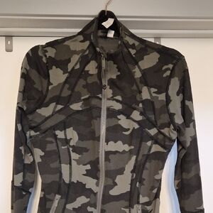 lululemon athletica Gray Camouflage Utility Jacket